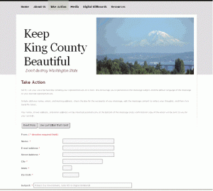 Keep King County Beautiful stopped digitial billboards in record time
